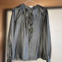 昭和レトロ　フリル付き　ブラウスのサムネイル