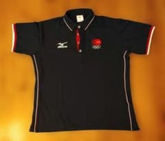 新品希少品2012ロンドンオリンピック公式日本代表MIZUNOポロシャツXO