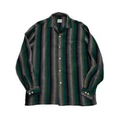 60s TOWNCRAFT タウンクラフト ストライプ レーヨン シャツ 好色 