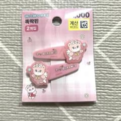 韓国 ダイソー　モモレイ MOMOREI ヘアピン