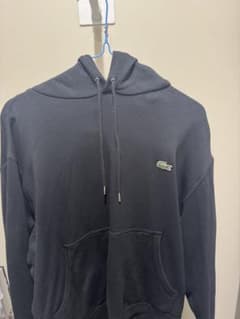 LACOSTE ブラックパーカー US Lのサムネイル