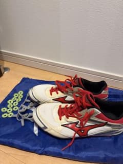 Mizuno スパイクシューズ ホワイト/レッド　24.5cmのサムネイル
