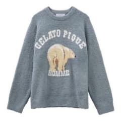 未開封)gelato pique HOMME ベビモコ シロクマ プルオーバー - メルカリ
