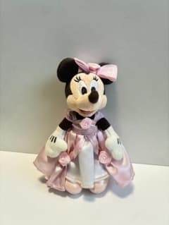 Disney ピンクのドレスミニーちゃん　ぬいぐるみキーホルダーのサムネイル