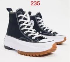 converse runstar hike hi black white gumのサムネイル
