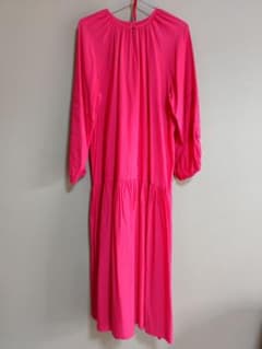 BEAUTY&YOUTH　袖タックギャザーワンピース