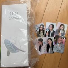 NMIXX OFFICIAL ペンライト　未使用　付属トレカ付きのサムネイル