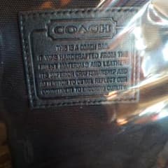 【上物】COACH ブラック ビジネスバッグ アイパットケースのサムネイル