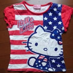 Tシャツ キティーちゃん 130 女の子 フリルのサムネイル