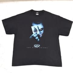 08s ダークナイト ジョーカーTシャツ黒映画 ムービーT XL タグ付き