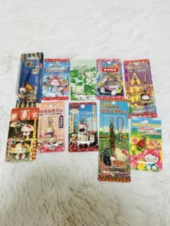 希少レア】美品 ハローキティ ご当地ストラップ 10個セット まとめ売り