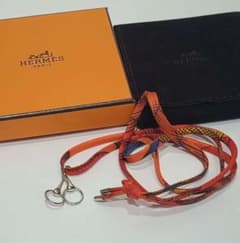 値引き中　HERMES トゥールビヨン ネックレス シルクコード チョーカー 値引き中 HERMES トゥールビヨン ネックレス シルクコード チョーカー