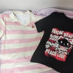 Tシャツ 2枚セット チェリー刺繍 ポロシャツのサムネイル