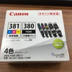Canon純正品インク【期限切れ】BCI-381＋380XL 2/4MPのサムネイル