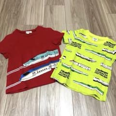Tシャツ100 電車　はやぶさ　かがやきのサムネイル
