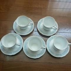 nAmi様専用！ノリタケ【未使用】　カップ＆ソーサー５脚セットのサムネイル