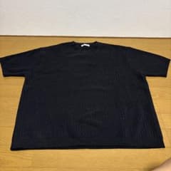 ZARA リブニット 半袖 ブラック Lのサムネイル