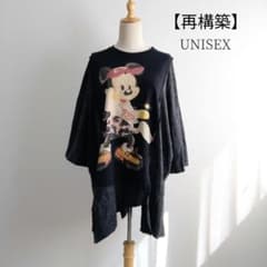 ⁠【一点物】再構築 リメイク Tシャツ ミッキー ドッキング ユニセックス⁠のサムネイル