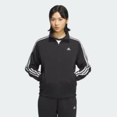 adidas ブラック ジップアップジャケットのサムネイル