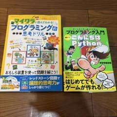 マイクラで遊んでわかる!プログラミング的思考ドリル& プログラミング入門まんが版のサムネイル