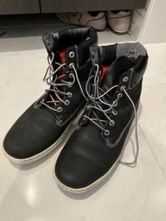 ☆美品Timberland 27.5ブラックハイカットシューズ Timberland ハイカットスニーカー ブラック - メルカリ