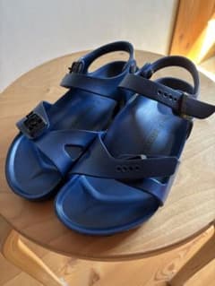 신품 미사용 BIRKENSTOCK 샌들 블루 34 사이즈