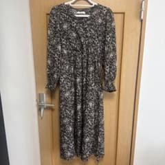w closet 花柄 ロングワンピース 長袖のサムネイル