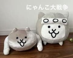 にゃんこ大戦争　ぬいぐるみ　2点セット　メタルネコビルダー　ネコ忍者