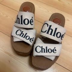 Chloe クロエ Woody ウッディ サンダル 35 22 ㎝ - メルカリ