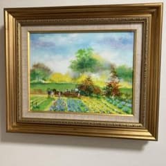 イヴ・シェクス　フランス人画家　Ｆ5 サイン入り イヴ・シェクス フランス人画家 F5 サイン入り - メルカリ