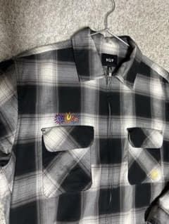 HUFシャツチェック /SUN GUY OMBRE PLAID LS SHIRTのサムネイル