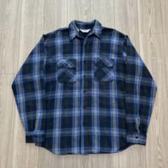 超スペシャル】70's FIVE BROTHER チェック ネルシャツ L - メルカリ