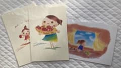 イラストポストカード3枚セットのサムネイル