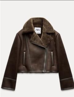 未使用 ZARA ムートンジャケット ボアジャケット ザラ ダブルフェイス