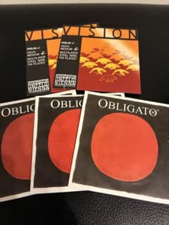 Obligato ADG & Vision E×2 バイオリン弦セット - メルカリ