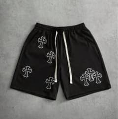 PAVTROS☆クロス刺繍ハーフパンツのサムネイル