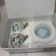 花柄ティーカップ2個セットのサムネイル
