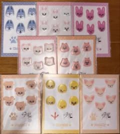 Stray Kids オンラインくじ SKZOO ぷくっとシール まとめ売り - メルカリ