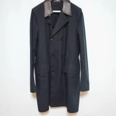 【最終値下】BALENCIAGA スプリングコート トレンチ レザーラペルのサムネイル