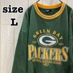L NFL カットソー ブラウン L美品 刺繍ロゴのサムネイル