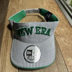 NEW ERA ゴルフバイザー ストライプのサムネイル
