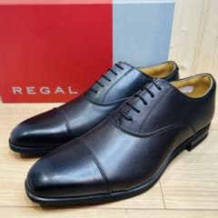 新品】REGAL 21CL ストレートチップ 内羽根 ダークブラウン 24.5 