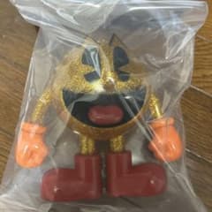 パックマン クリアイエローラメ ソフビ PAC-MAN vinyl figure - メルカリ
