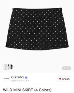 GLOWNY ドットミニスカートのサムネイル