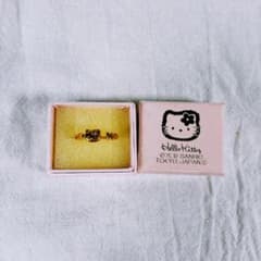 「未使用」とってもレア 18ｋ Hello Kitty ピンキーリング 未使用」とってもレア 18k Hello Kitty ピンキーリング - メルカリ