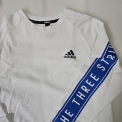 adidas 長袖カットソー K WORD TEE L/S 140のサムネイル