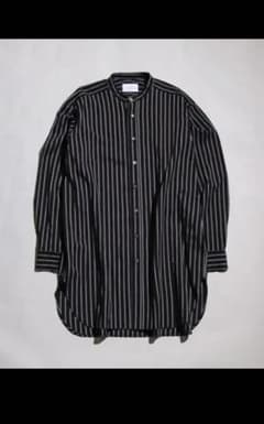 MBアイテム　ストライプロングシャツ　ブラックMのサムネイル