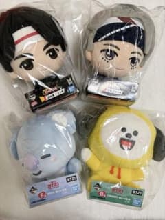 BTS BT21 TinyTAN 봉제 인형 세트 이치 반 복권