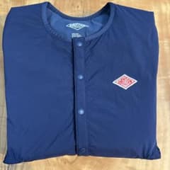 ダントン インサレーション ノーカラー ストレッチナイロンジャケット