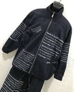 PARTO SPORT 刺繍 セットアップ ヴィンテージ ネイビー フリー - メルカリ